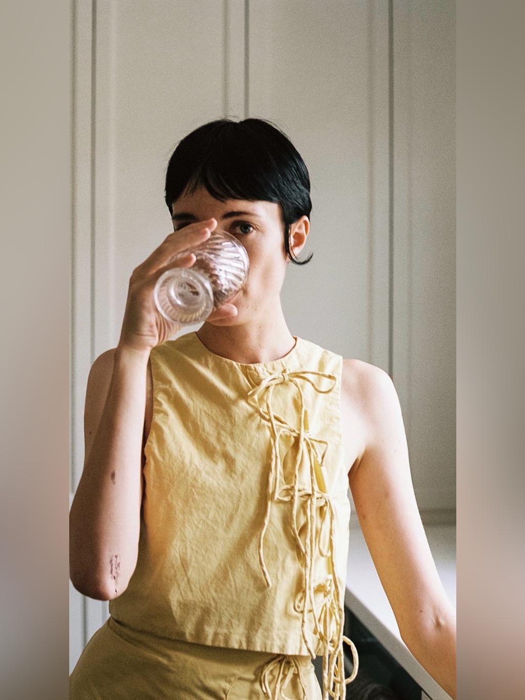 Nwt!! Maria Stanley Butter Tahini Top & Eldi Butter Skirt (Set!) — image 3 of 8
